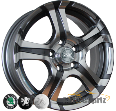Диски Replica Peugeot 745 EP R14 W5.5 PCD4x108 ET25 DIA65.1